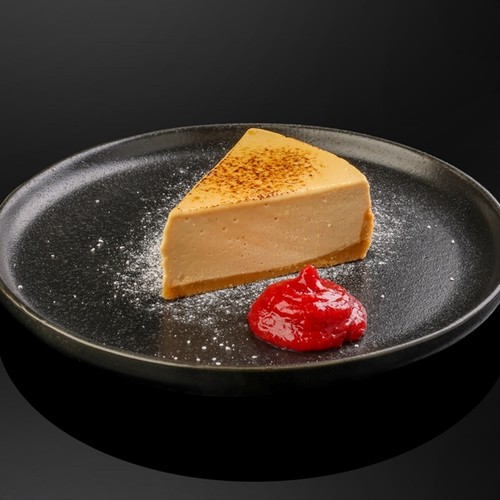 Tahini Cheesecake with Caramel