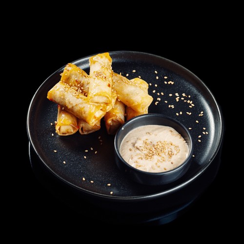 Deep Fried Spring Rolls with chicken