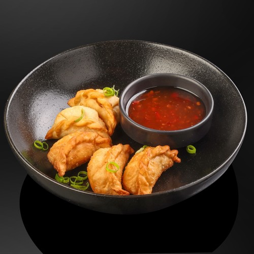 Gyoza prăjită cu somon